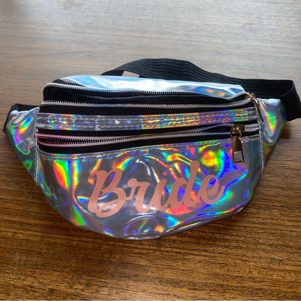 Holographic Bride Fanny Pack